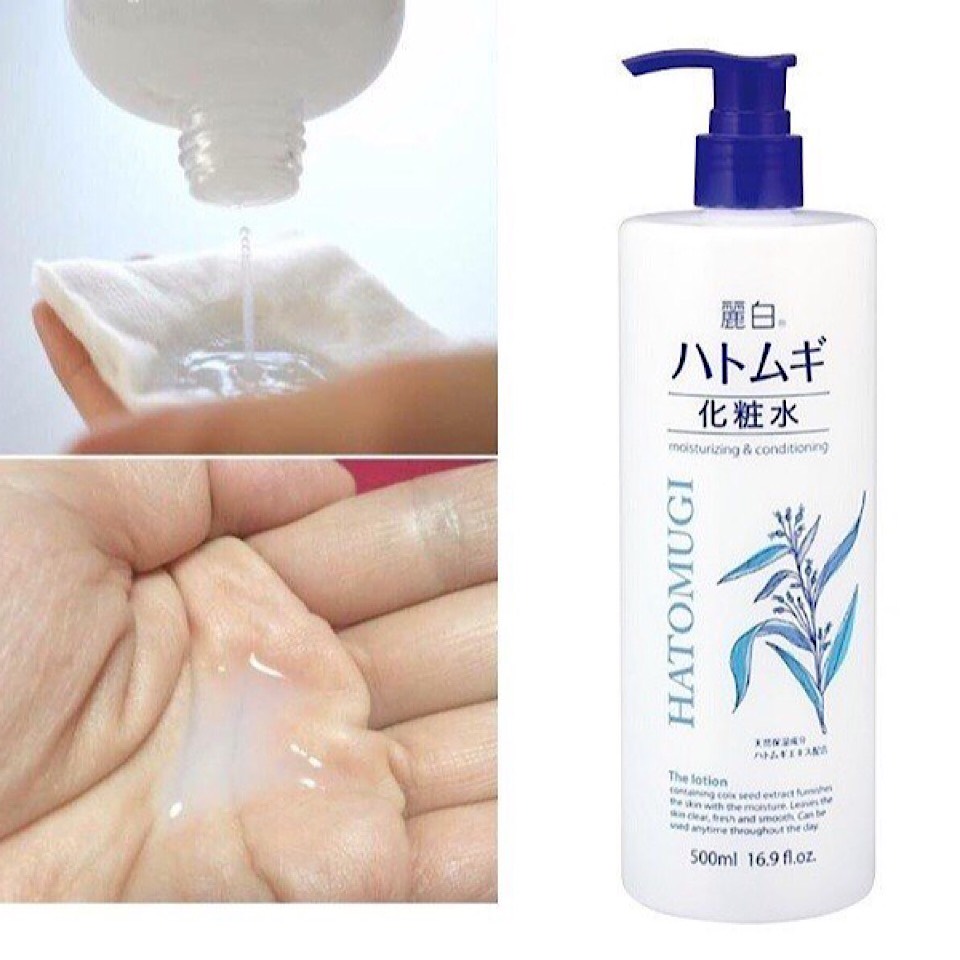 Nước hoa hồng Hatomugi dưỡng ẩm chiết xuất ý dĩ 50ml